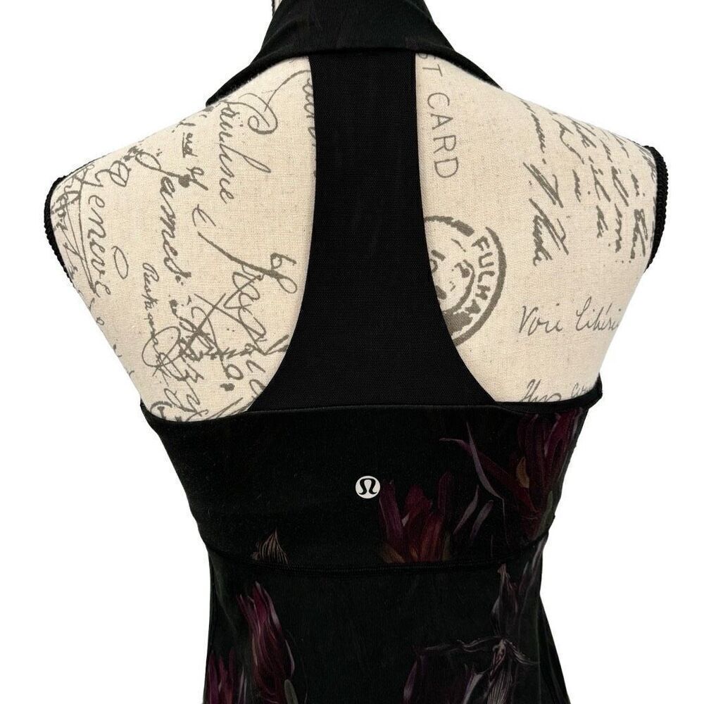 Lululemon Scoop Neck Tank Midnight Iris Multi /‎ Black See Measurements - Picture 9 of 11